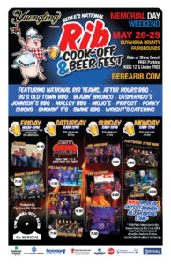 2023 Berea's National Rib Cook-Off & Beer Fest flyer