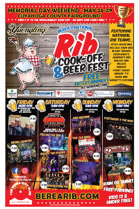 2023 Berea's National Rib Cook-Off & Beer Fest 12x18 Poster Art